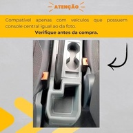 Apoio de Braço com Porta Objetos para VW T-Cross 2019-2023 - Conforto e Organização (Preto) - imagem 3