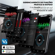 Rádio Automotivo Bluetooth: Som e App! - imagem 2