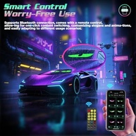 LED Eyes para Caminhão: Tela Flexível com Controle App e Remoto | 2 Peças 59.9cm - imagem 4