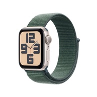 Apple Watch SE GPS 40mm Alumínio Caixa Estelar com Pulseira Loop Esportiva Verde-Lago - imagem 1