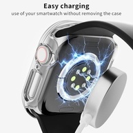 Capa Protetora Premium para Apple Watch Series 10 (42mm/46mm) - PC Fosco com Vidro Temperado Integrado - imagem 4
