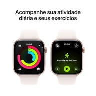 Apple Watch Series 11 GPS 46mm Alumínio Rosa-Dourado: Saúde, Fitness e Conectividade - imagem 4
