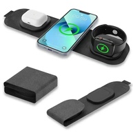 Carregador 3 em 1 Dobrável: Wireless para iPhone, Apple Watch e AirPods - imagem 4