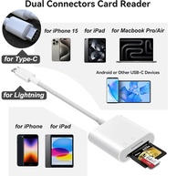 Adaptador OTG Apple: Leitor de Cartão SD/TF 2 em 1 - imagem 2