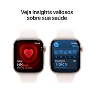 Apple Watch Series 11 GPS 46mm Alumínio Rosa-Dourado: Saúde, Fitness e Conectividade - imagem 5