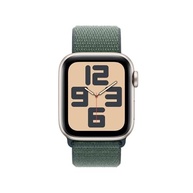Apple Watch SE GPS 40mm Alumínio Caixa Estelar com Pulseira Loop Esportiva Verde-Lago - imagem 3