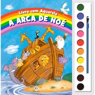 Aquarela Bíblica: Kit de Livros para Colorir e Aprender - imagem 2