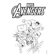 Colorir Vingadores: Desenhos Marvel para Criar e Aprender! - imagem 2