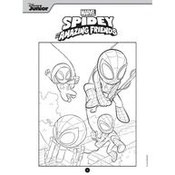 Colorir e Aprender Marvel - Spidey 2 Fantasma: Diversão e Aprendizado - imagem 2