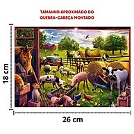 Quebra-Cabeça Fazendinha 30 Peças Grow: Diversão e Aprendizado! - imagem 2