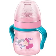 Caneca Aprendizado Lillo Evolution Rosa/Verde - 150ml com Alça Ergonômica e Sistema Antivazamento - imagem 2