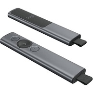 Apresentador sem fio Logitech Spotlight com Conexão USB ou Bluetooth, Aplicativo para Personalização de Botões e Alertas e Bateria Recarregável - Cinza - imagem 2