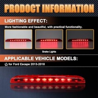 Luz de Freio LED 3º Terço Completa para Ford Escape 2013-2018 - Segurança e Estilo Aprimorados - imagem 3