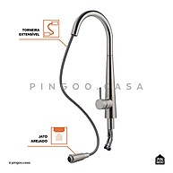 Torneira Cozinha Gourmet: Monocomando Extensível Apurema - imagem 2