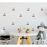 Adesivos de Parede Cerejas: Decore com Aquarela! - imagem 1
