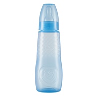Mamadeira Kuka 250ml Aquarela Azul - Bico Universal e Design Texturizado - imagem 1