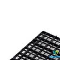 Colmeia Plástica 15x30x0,7 cm com Furos 8mm – Divisória Ideal para Aquário - imagem 1