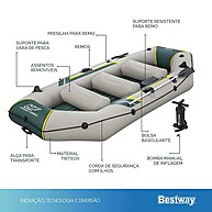 Bote Inflável Ranger Elite 4x: Aventura Aquática! - imagem 2