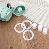 Conjunto de Acessórios para Aquecedor de Mamadeiras Momcozy - 3 Tampas + 3 Anéis de Vedação em Silicone Livre de BPA - imagem 3
