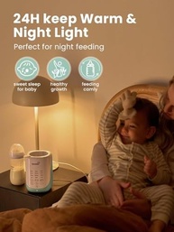 GROWNSY Aquecedor de Mamadeira Nutri com Elevação Automática - Tecnologia Avançada 10 em 1 - imagem 5