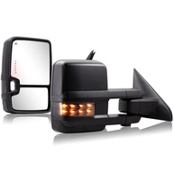 Espelhos de Reboque Elétricos e Aquecidos para Dodge Ram 1500/2500/3500 (09-18) - Expansíveis com Setas e Luzes - imagem 1