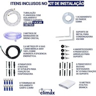 Kit Completo para Instalação de Ar-Condicionado Split - 2m com Suporte e Componentes Premium - imagem 3