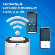 Desumidificador de Ar Smart Wi-Fi 12L/Dia - Relaxmedic Compressor 3,2L 220V - imagem 4