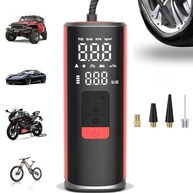 Inflador de Pneus Portátil 150 PSI: Compressor de Ar Elétrico Inteligente com Display Digital e LED - imagem 3