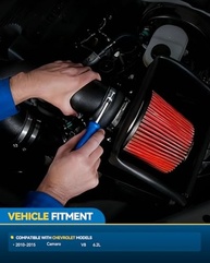 Kit Admissão Ar Frio PHILTOP 10cm para Chevrolet Camaro 6.2L V8 (2010-2015) - Potência e Desempenho Otimizados - imagem 3