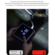 Bomba de Ar para Pneus de Carro Silenciosa e Recarregável - Inflador Digital Automático - imagem 5