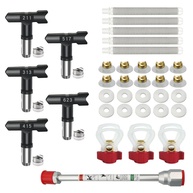 Ponta para Pulverizador de Tinta Sem Ar com Bicos Reversíveis - Sistema Completo para Pintura Profissional - imagem 1