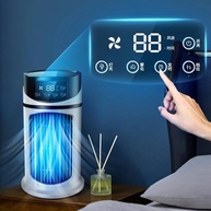 Mini Ar Condicionado Portátil USB com Timer - Silencioso e Compacto para Casa e Escritório - imagem 3