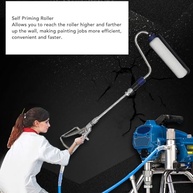 Rolo de Pulverizador de Tinta Elétrica com Auto-Priming - Pincel de Rolo para Pulverizador Sem Ar - imagem 3