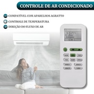 Controle Remoto Universal para Ar Condicionado Agratto – Eco, Hi-Wall One Top e Inverter - imagem 4