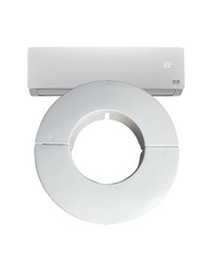 Acabamento para Tubulação de Ar-Condicionado Split 55mm - Branco - imagem 2