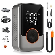 SINGARO Compressor de ar portátil sem fio, bomba de ar para pneus de carro de 150 PSI, mini bomba de bicicleta com luz LED, bombas de exibição digital para carro, motocicleta, bicicleta, bolas - imagem 2