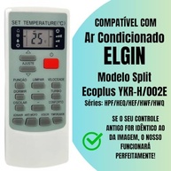 Controle Remoto para Ar Condicionado ELGIN ECOPLUS YKR-H/002E – Confiável, Resistente e de Longo Alcance - imagem 3