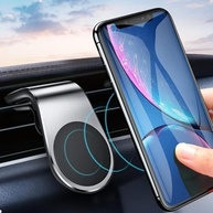 Suporte Magnético Veicular 360° para Celular - Fixação Segura na Saída de Ar - imagem 3