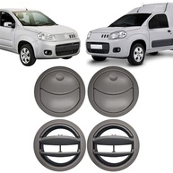 Kit 4 Difusores de Ar Cinza para Novo Uno (2010-2014) e Fiorino (2013-2015) - Renove o Interior do Seu Carro! - imagem 2