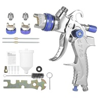Pistola de Pintura com Ar Feed Copo 600ML e Bico para Carro Móveis Parede Máquina Alta Volume Baixa Pressão - imagem 2