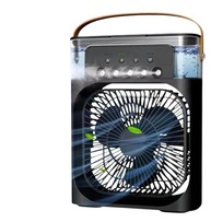 Mini Ventilador de Mesa com Função Ar Condicionado Portátil USB - Climatizador e Umidificador com Luz LED Bivolt - imagem 1