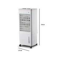 Climatizador de Ar Frio Portátil com Umidificador 8L - 4 Funções, Sistema Evaporativo Colmeia, 65W, 220V - imagem 3