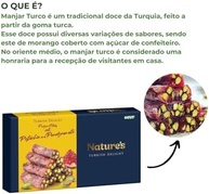 Manjar Turco Doce Árabe de Romã com Pistache em rolinhos 250g OGUT - imagem 2