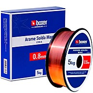Arame Solda MIG 0.8mm Boxer: 5kg de Precisão! - imagem 1