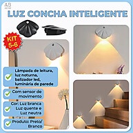 Arandela LED Concha Inteligente com 3 Tons de Luz - imagem 1