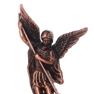 Estátua de Santo Arcanjo em Liga de Zinco - Decoração Religiosa Elegante para Mesa e Ambientes Sagrados - imagem 5