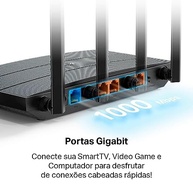TP-Link Archer AX12, Roteador AX1500 Wi-Fi 6, Dual Band 2.4/5 GHz, Conecta até 60+ dispositivos, Até 180M² de cobertura, Portas Full Gigabit, MU-MIMO, Beamforming - imagem 2