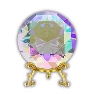 Cristal Decorativo Lapidado em Formato de Diamante com Efeito Arco-Íris - Brilho Intenso e Refração Colorida - imagem 2