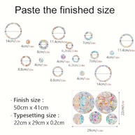 Película de Janela Arco-Íris para Prevenção de Colisão de Pássaros - Decalques Estáticos Decorativos em PVC - imagem 4