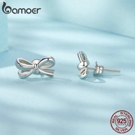 Brincos de Prata Bamoer: Elegância em Arco - imagem 2
